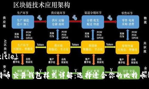 ${title}

比特币交易钱包样式详解：选择适合你的比特币钱包